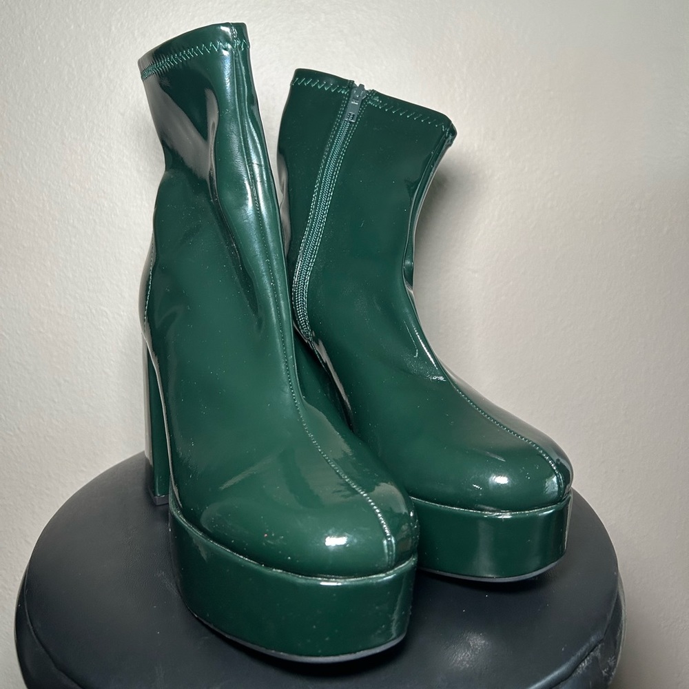 Emerald Green Boots